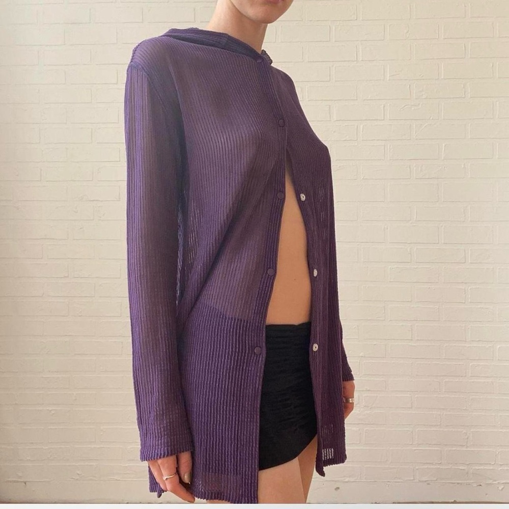 issey miyake plantation cardigan